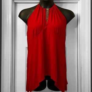 Teenie Weenie Red Halter Blouse